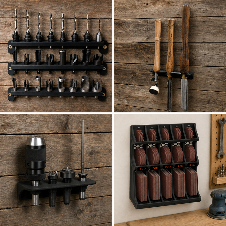 ASA Wall Mounted Gouge Holders