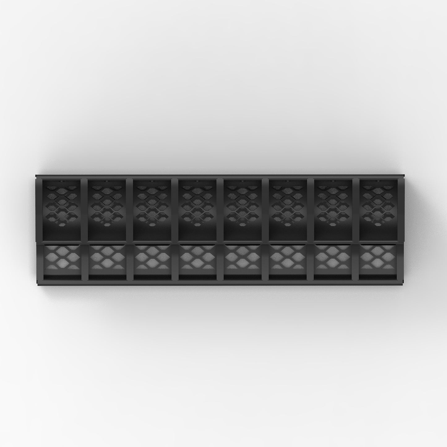 Modular 3D Printed PLA Sandpaper Holder/Organizer with Snap-In Grit Labels