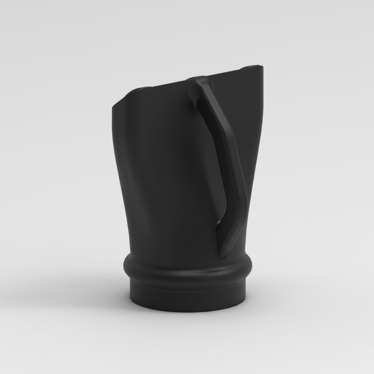 3D Printed Dust Collection Attachment – 4" Hose Connection with Swivel Joint, Handle & Worktop Guards