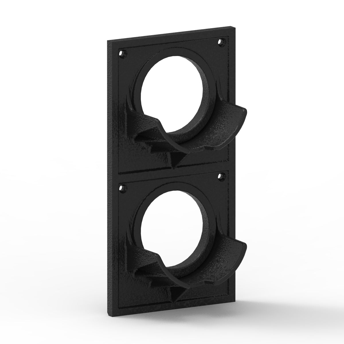 Double Wood Lathe Chuck Wall Mount – Fits 3.5" NOVA Style Chucks