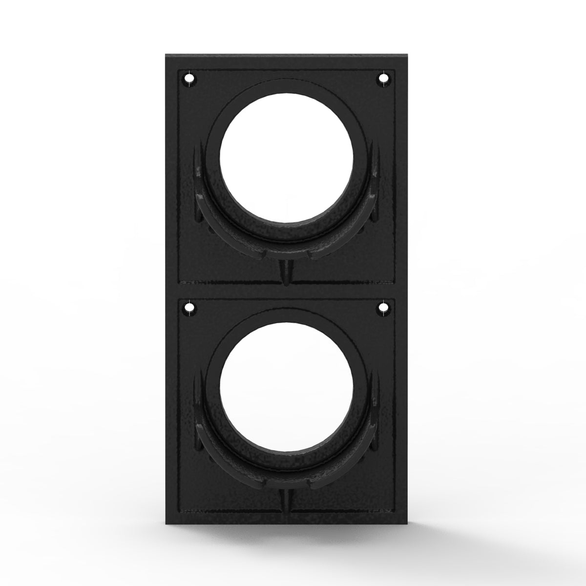 Double Wood Lathe Chuck Wall Mount – Fits 3.5" NOVA Style Chucks