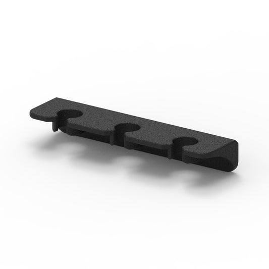 Woodturning Gouge / Chisel Rack – Wall Mount Gouge Holder (3 Slot) for Lathe Chisels, Fits 1-1/4” Ferrules – Compact Shop Organizer