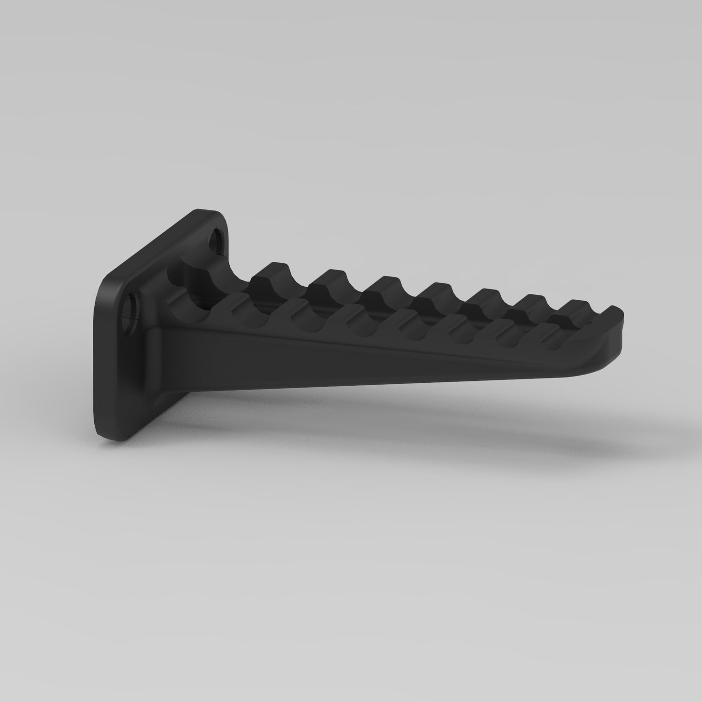 Wall Mounted T-Handle Allen Wrench Holder, 3D Printed PLA Hex Key Organizer, Shop Tool Storage Rack for T-Handle Wrenches, Garage, Workshop, CNC, and Workbench Organization
